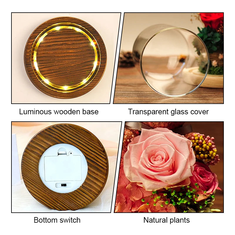 Eternal Rose & Teddy Bear Gift Box